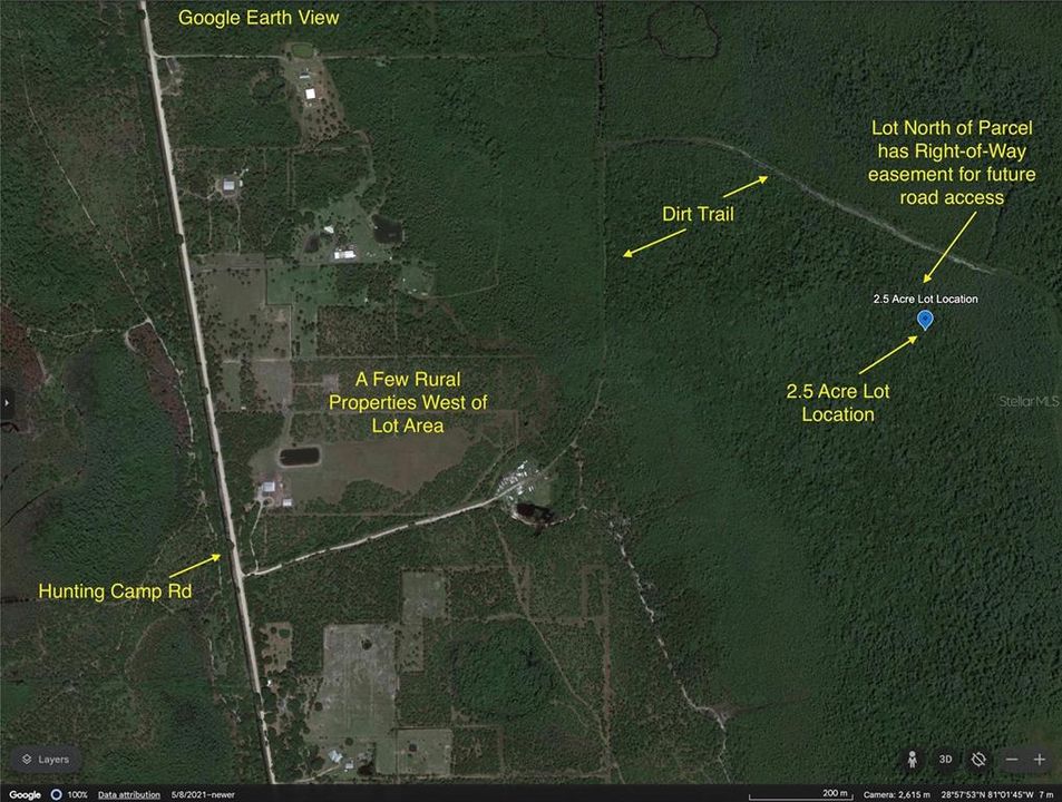 For Sale: $20,000 (2.50 acres)