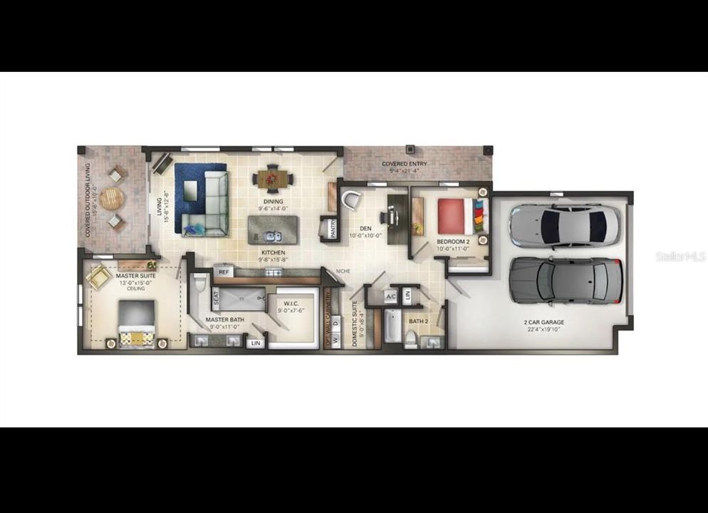 For Sale: $299,999 (2 beds, 2 baths, 1464 Square Feet)