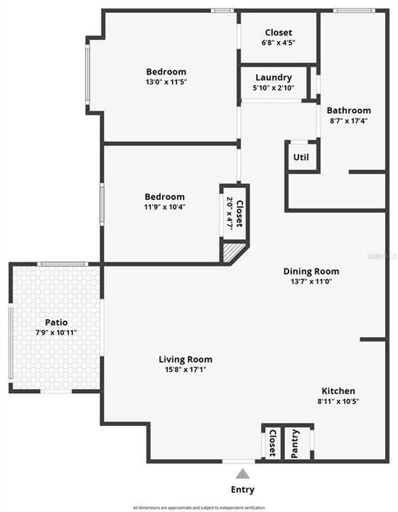 待售: $140,000 (2 贝兹, 1 浴室, 1051 平方英尺)