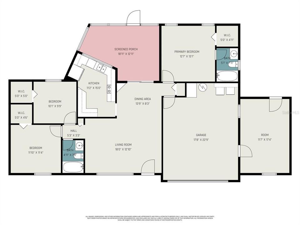 Active With Contract: $285,000 (3 beds, 2 baths, 1090 Square Feet)