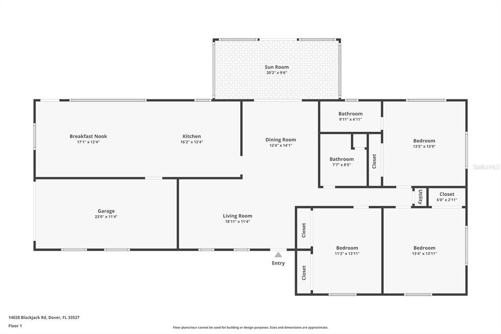 合同活跃: $500,000 (3 贝兹, 2 浴室, 1819 平方英尺)