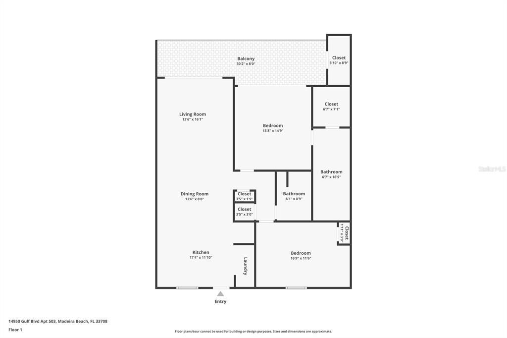 For Sale: $1,290,000 (2 beds, 2 baths, 1225 Square Feet)