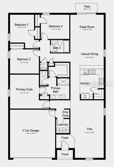 Active With Contract: $339,999 (4 beds, 2 baths, 1974 Square Feet)