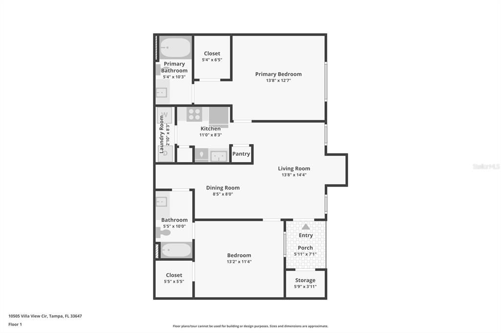 For Sale: $170,000 (2 beds, 2 baths, 983 Square Feet)
