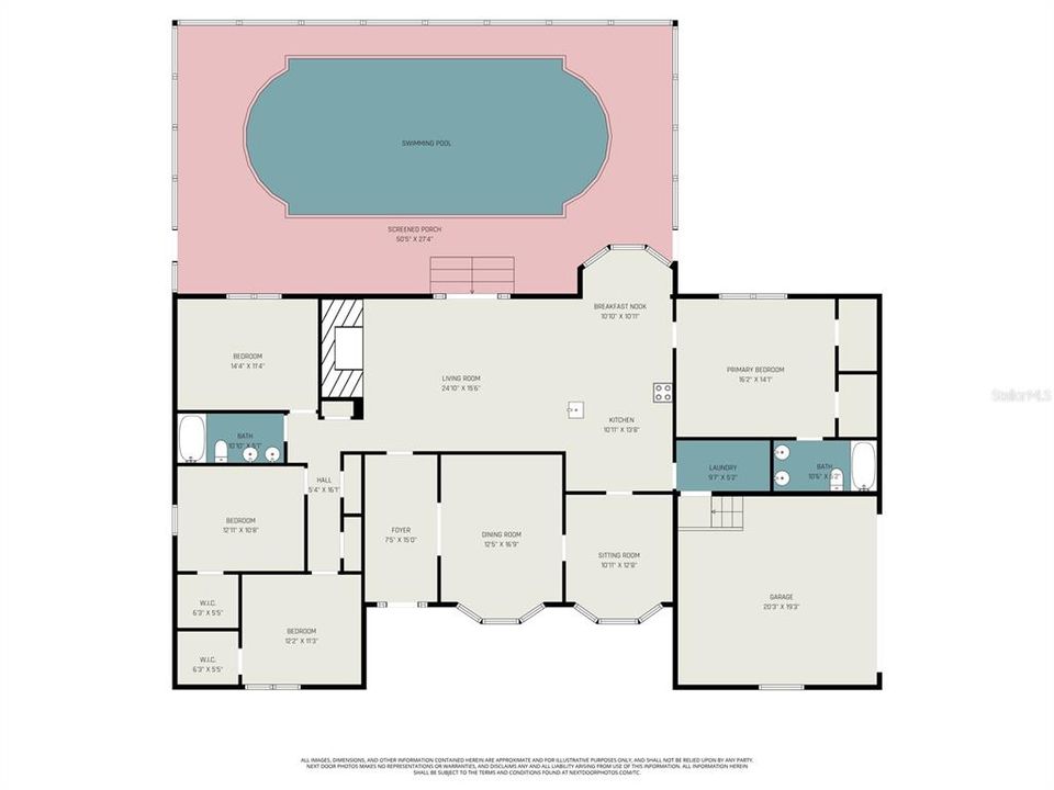 Activo con contrato: $519,900 (4 camas, 2 baños, 2300 Pies cuadrados)