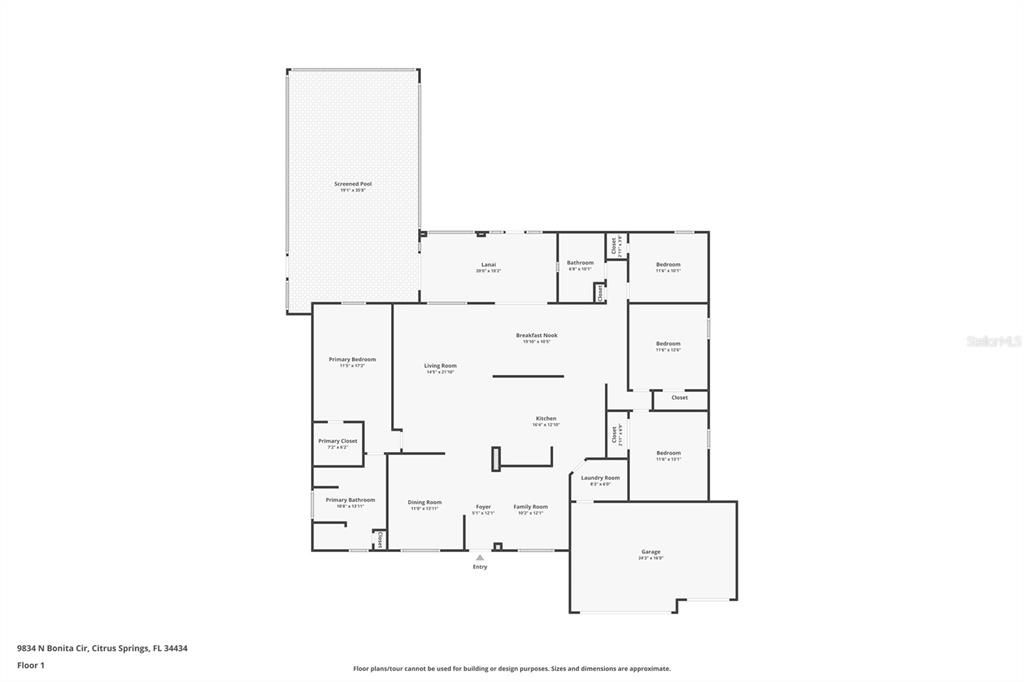 На продажу: $384,900 (4 спален, 2 ванн, 2234 Квадратных фут)