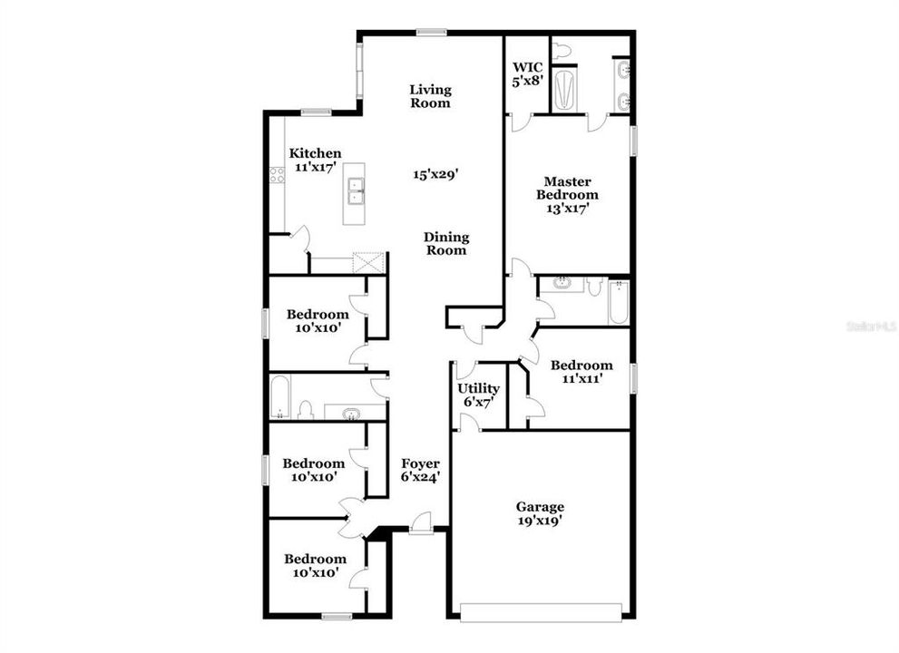 В аренду: $2,075 (5 спален, 3 ванн, 1984 Квадратных фут)