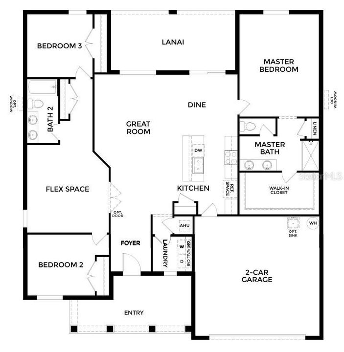 Activo con contrato: $419,900 (3 camas, 2 baños, 1856 Pies cuadrados)