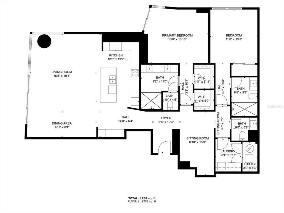 En Venta: $1,750,000 (2 camas, 2 baños, 1765 Pies cuadrados)