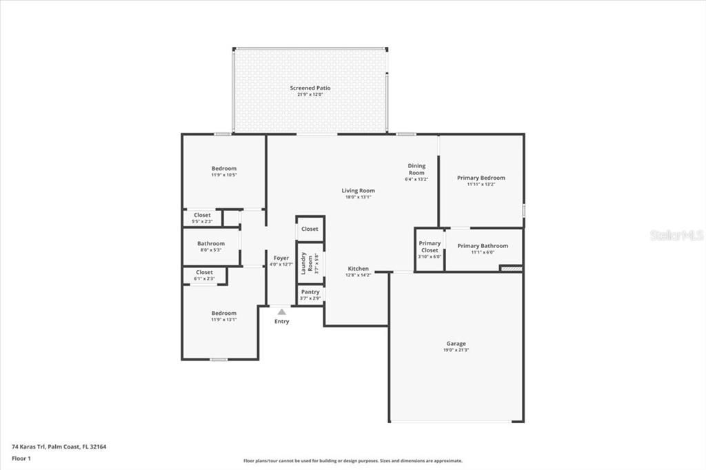Active With Contract: $289,900 (3 beds, 2 baths, 1284 Square Feet)