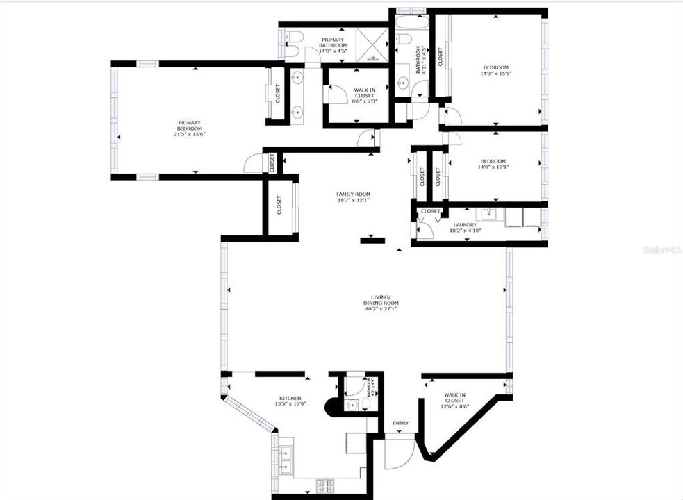 На продажу: $2,995,000 (3 спален, 2 ванн, 3020 Квадратных фут)