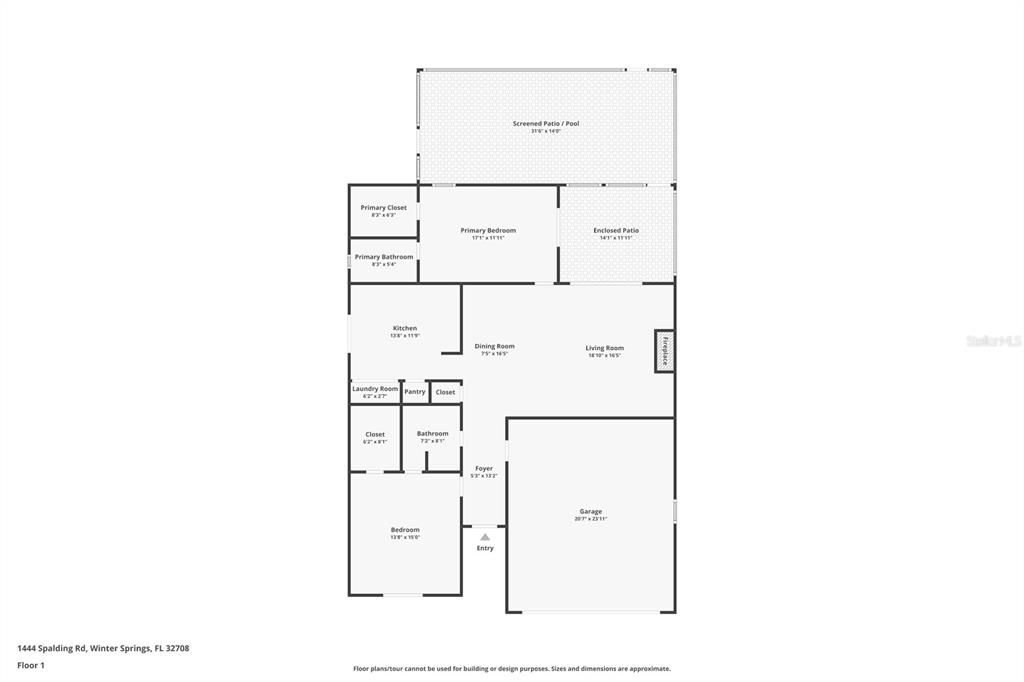 合同活跃: $299,900 (2 贝兹, 2 浴室, 1499 平方英尺)