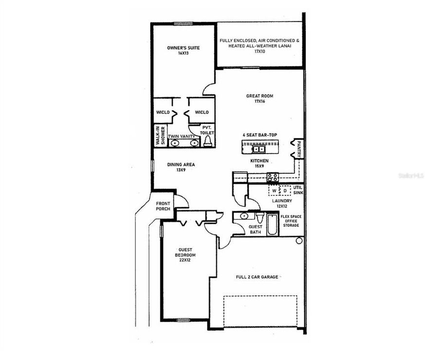 Active With Contract: $300,000 (2 beds, 2 baths, 1822 Square Feet)