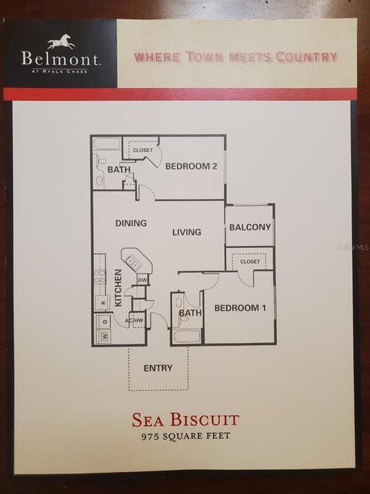 出租: $1,425 (2 贝兹, 2 浴室, 971 平方英尺)