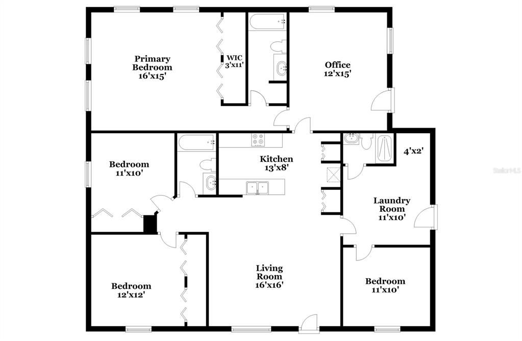 For Rent: $2,030 (4 beds, 3 baths, 1752 Square Feet)