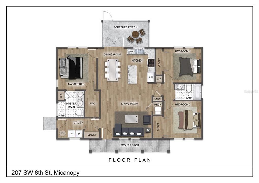 En Venta: $318,000 (3 camas, 2 baños, 1241 Pies cuadrados)