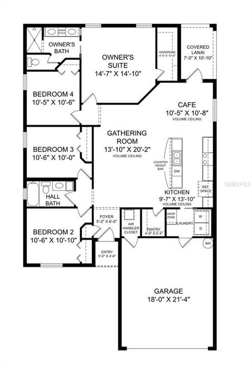 Active With Contract: $314,900 (4 beds, 2 baths, 1626 Square Feet)