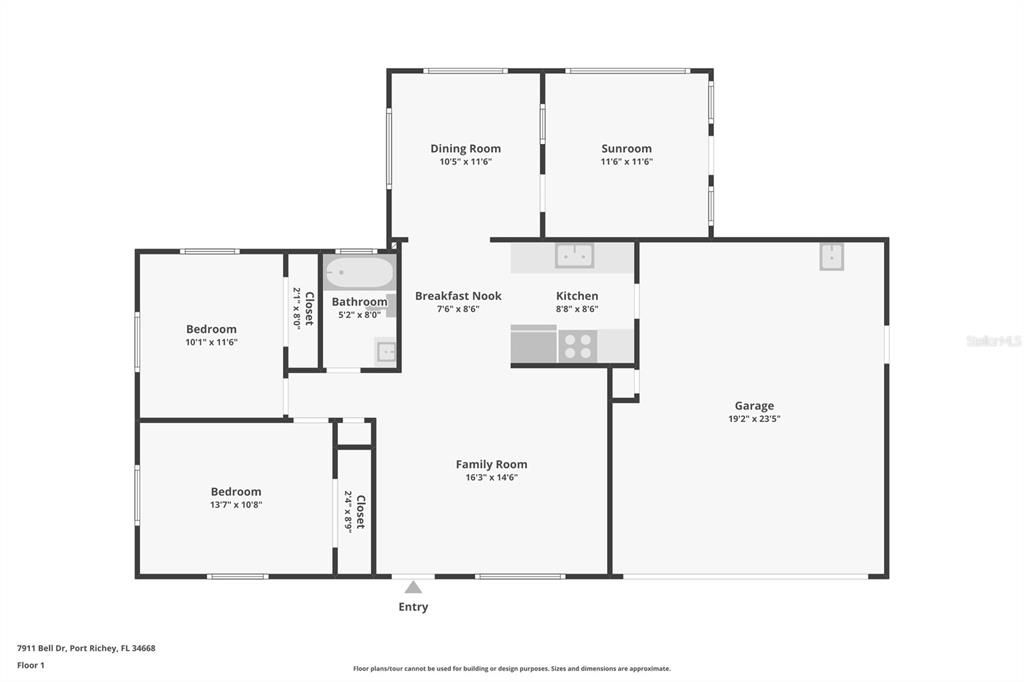 For Sale: $199,999 (2 beds, 1 baths, 1080 Square Feet)