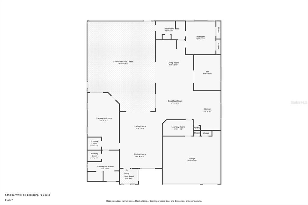 For Sale: $399,000 (2 beds, 2 baths, 2383 Square Feet)