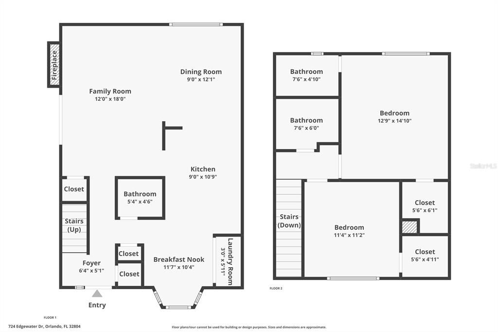 For Sale: $300,000 (2 beds, 2 baths, 1190 Square Feet)