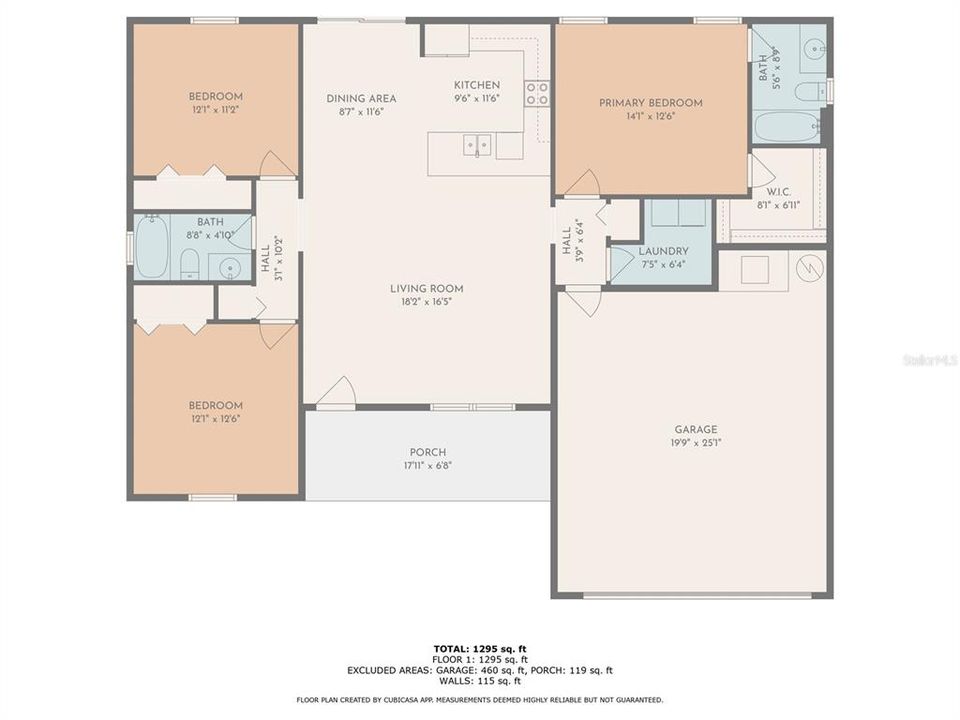 待售: $250,000 (3 贝兹, 2 浴室, 1437 平方英尺)
