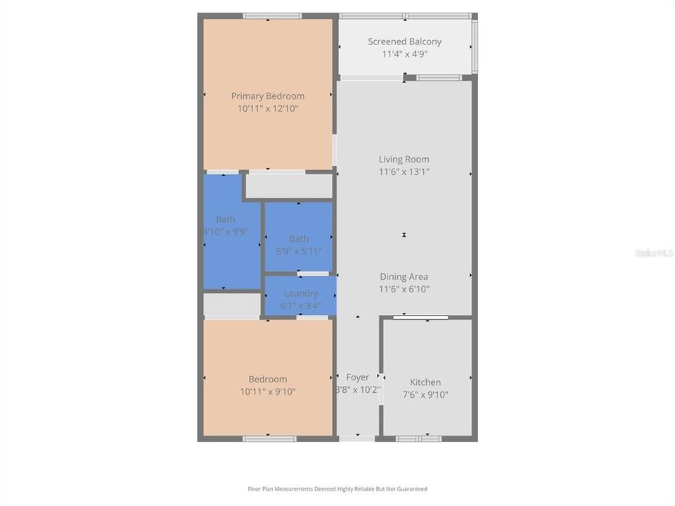 Под контрактом: $125,000 (2 спален, 2 ванн, 687 Квадратных фут)