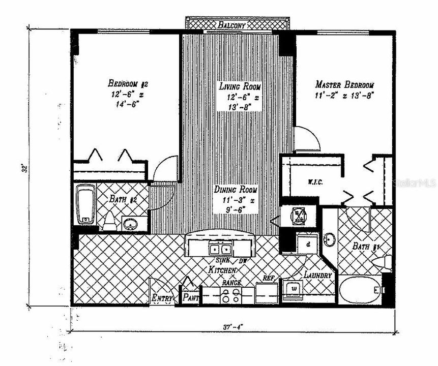 待售: $575,000 (2 贝兹, 2 浴室, 1184 平方英尺)