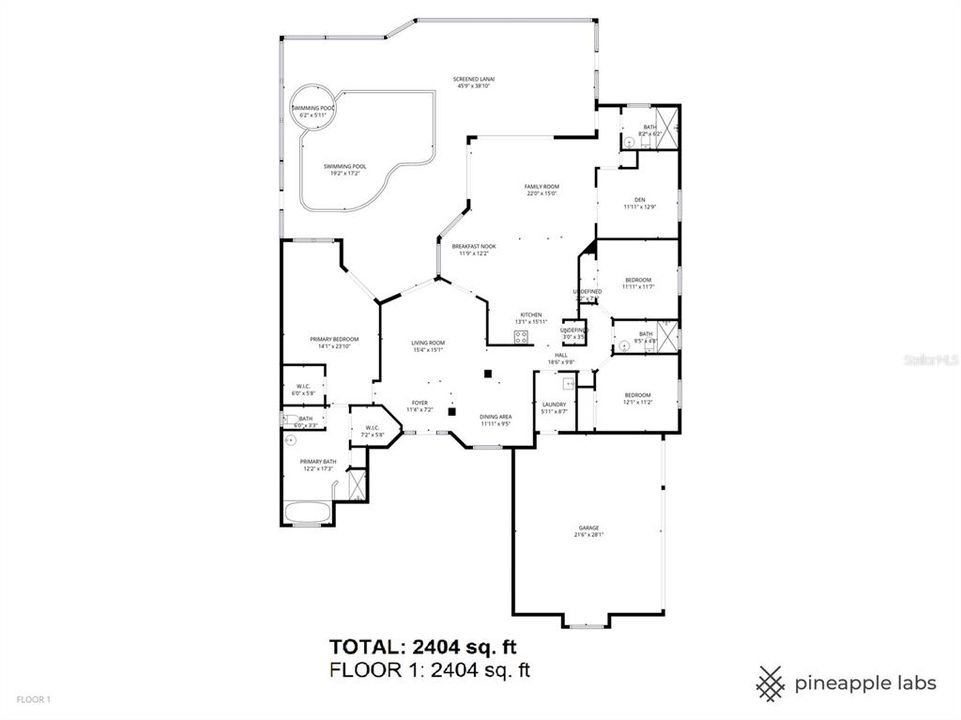 Activo con contrato: $685,000 (3 camas, 3 baños, 2404 Pies cuadrados)