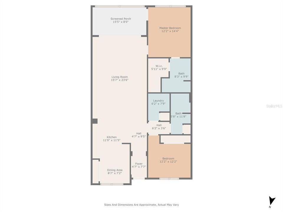 For Sale: $269,900 (2 beds, 2 baths, 1248 Square Feet)