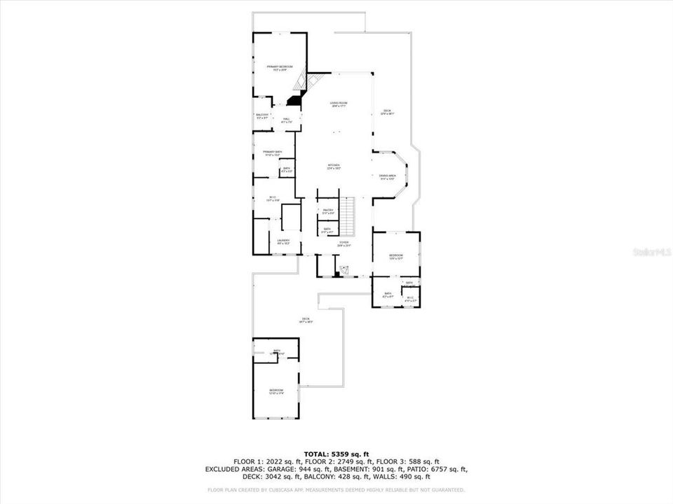 En Venta: $6,900,000 (6 camas, 7 baños, 6455 Pies cuadrados)