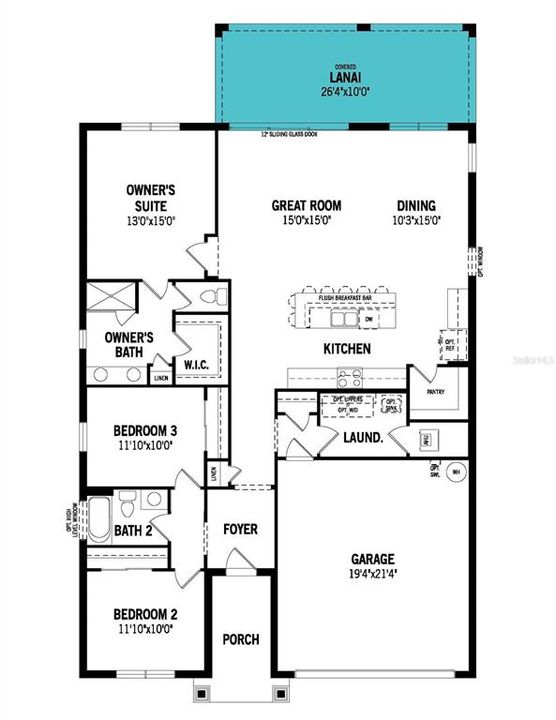 Active With Contract: $572,990 (3 beds, 2 baths, 1731 Square Feet)