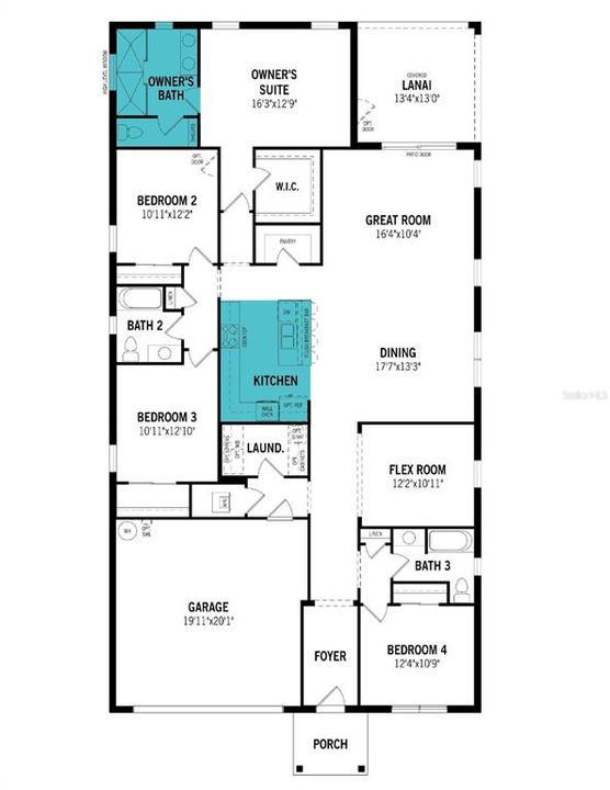 合同活跃: $666,990 (4 贝兹, 3 浴室, 2365 平方英尺)