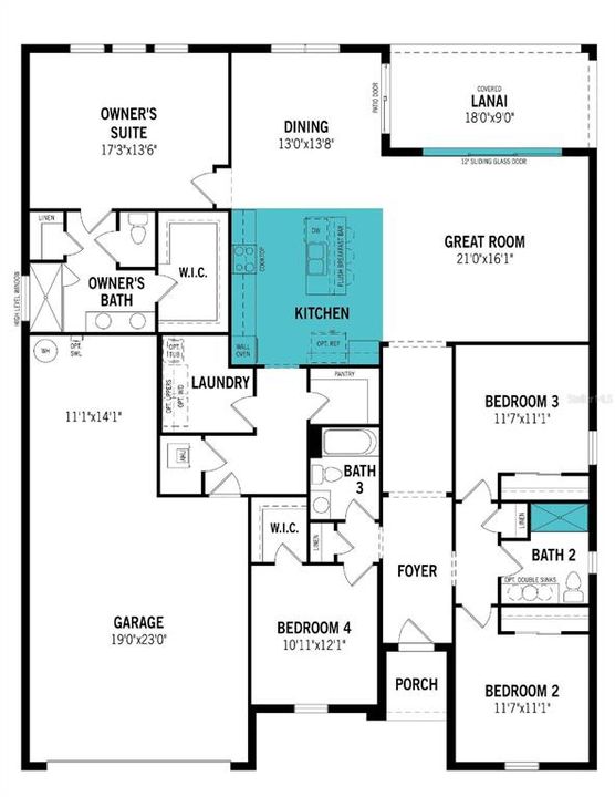 Active With Contract: $669,990 (4 beds, 3 baths, 2240 Square Feet)