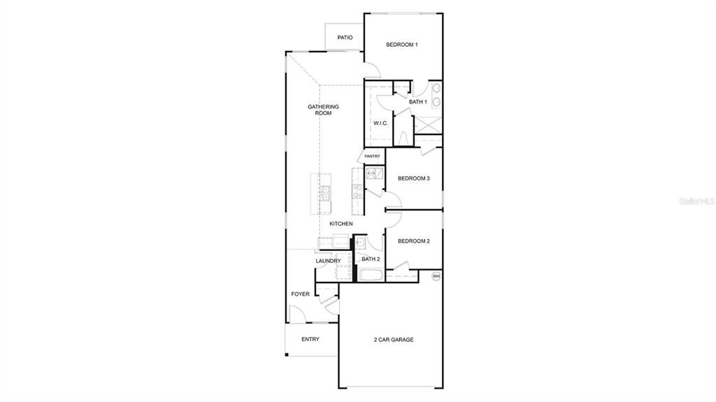 Active With Contract: $282,990 (3 beds, 2 baths, 1402 Square Feet)