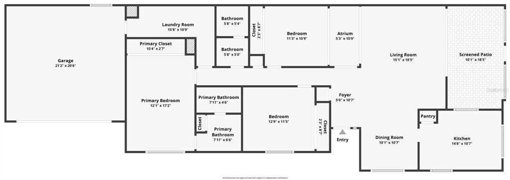 For Sale: $310,000 (3 beds, 2 baths, 1542 Square Feet)