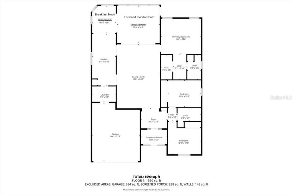 待售: $335,000 (3 贝兹, 2 浴室, 1735 平方英尺)