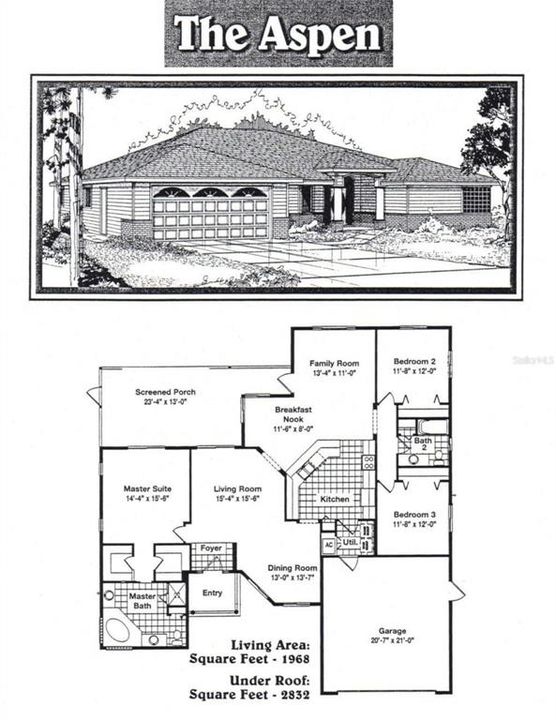 Active With Contract: $319,500 (3 beds, 2 baths, 2106 Square Feet)