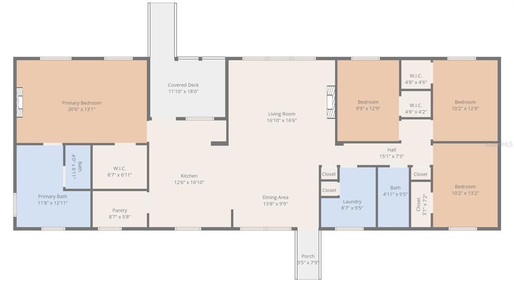 待售: $350,000 (4 贝兹, 2 浴室, 1919 平方英尺)