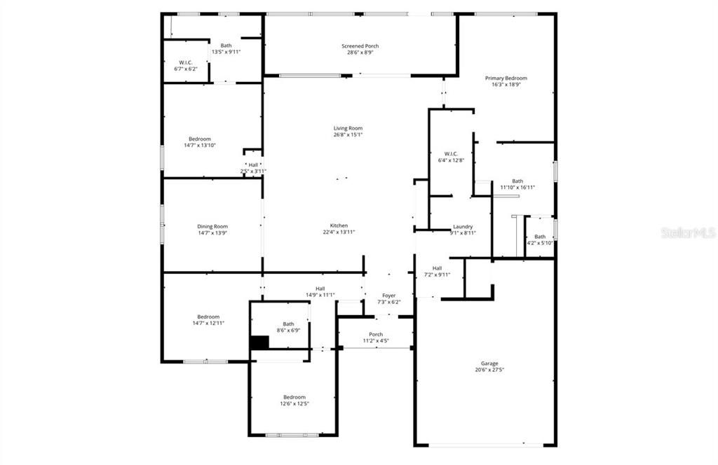 Active With Contract: $359,800 (3 beds, 3 baths, 2703 Square Feet)