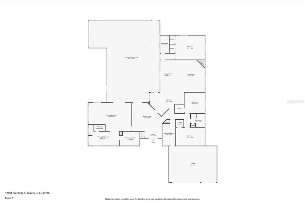 Activo con contrato: $1,125,000 (4 camas, 3 baños, 2809 Pies cuadrados)