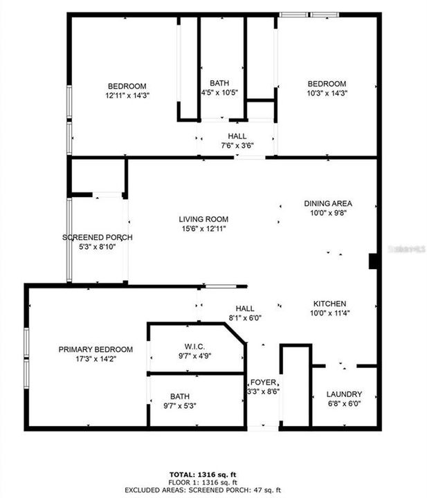 For Sale: $199,900 (3 beds, 2 baths, 1272 Square Feet)