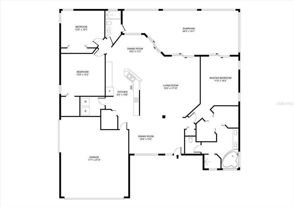 En Venta: $410,000 (3 camas, 2 baños, 1821 Pies cuadrados)