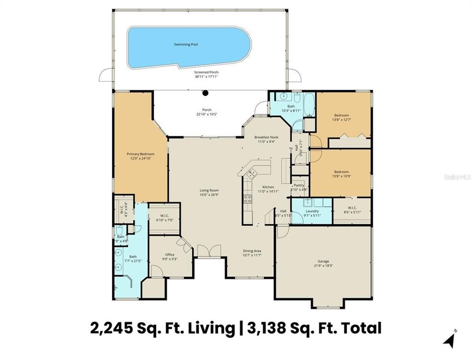 En Venta: $419,900 (3 camas, 2 baños, 2245 Pies cuadrados)