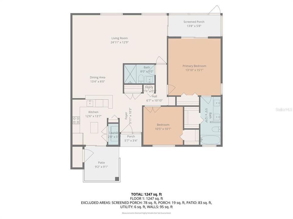 Active With Contract: $275,000 (2 beds, 2 baths, 1298 Square Feet)