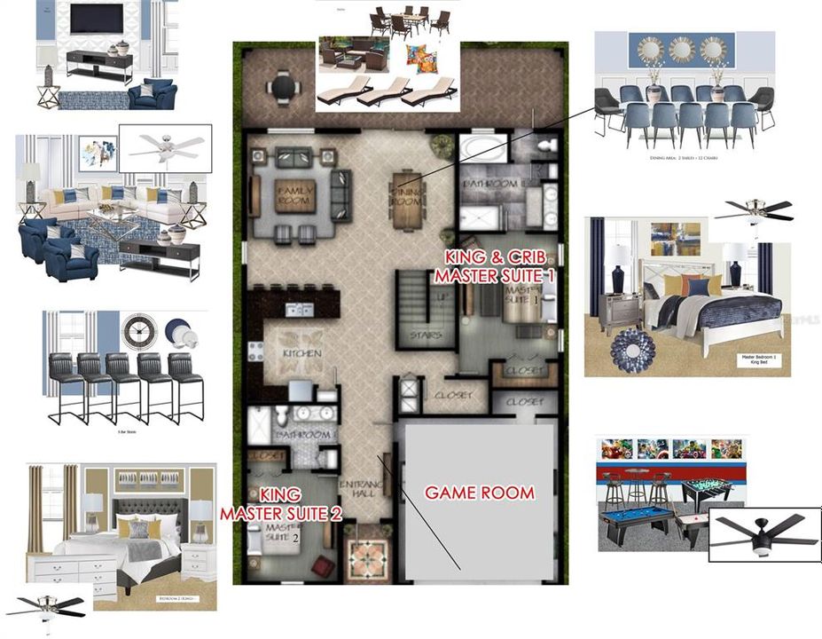 Под контрактом: $709,000 (8 спален, 5 ванн, 3909 Квадратных фут)