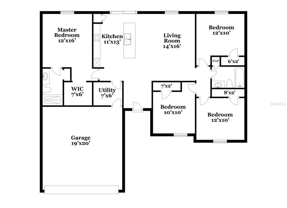 En Renta: $1,865 (4 camas, 2 baños, 1358 Pies cuadrados)