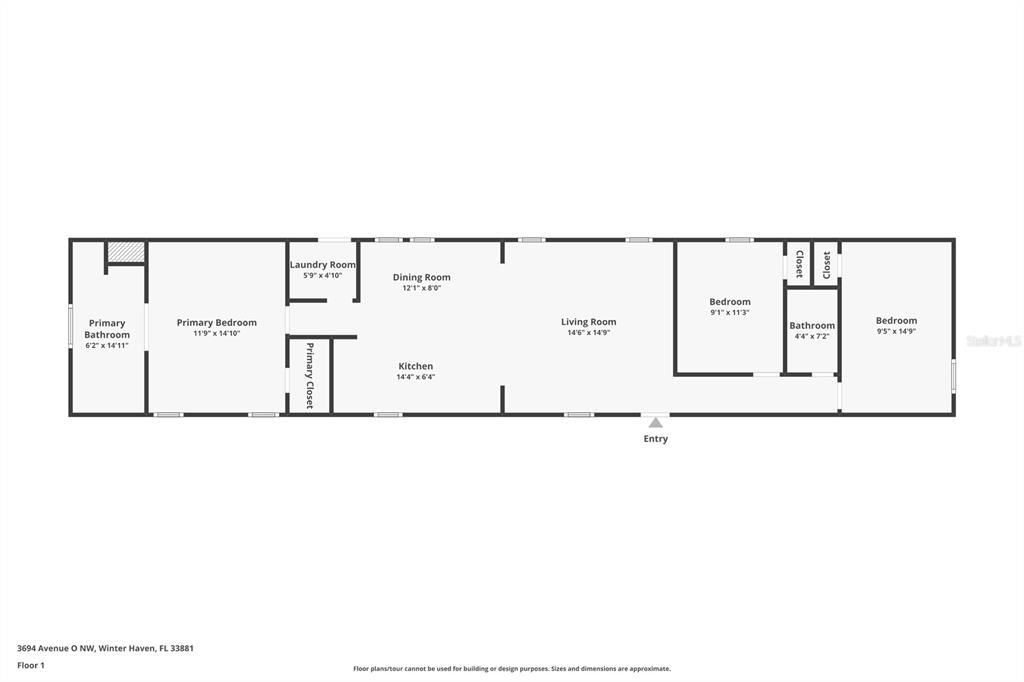 Active With Contract: $169,900 (3 beds, 2 baths, 1216 Square Feet)