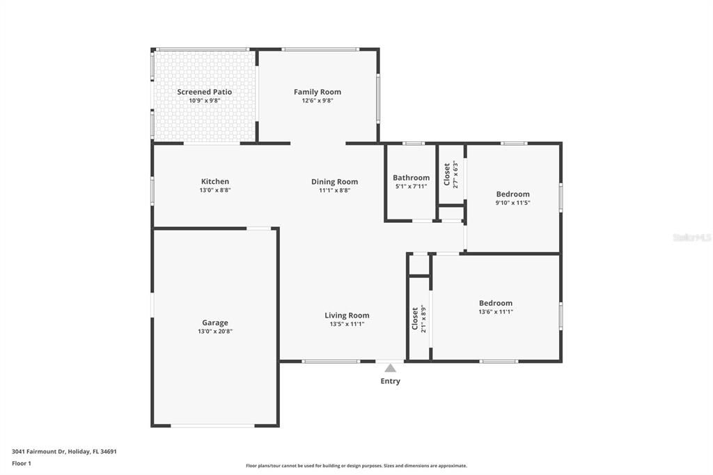 Под контрактом: $195,000 (2 спален, 1 ванн, 986 Квадратных фут)