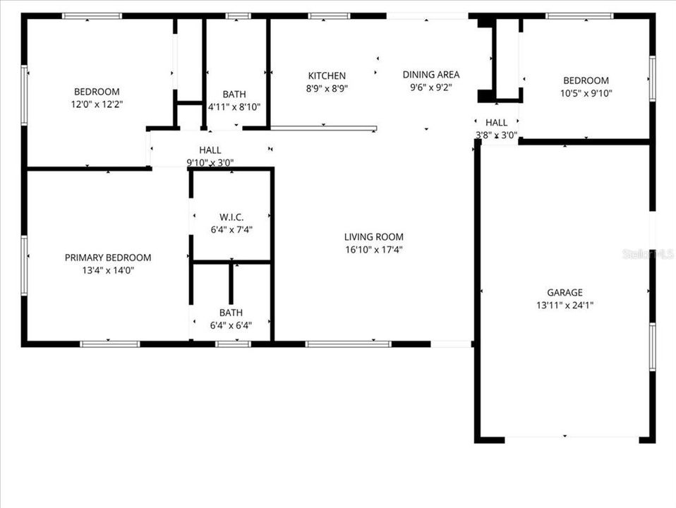 Active With Contract: $299,000 (3 beds, 2 baths, 1229 Square Feet)