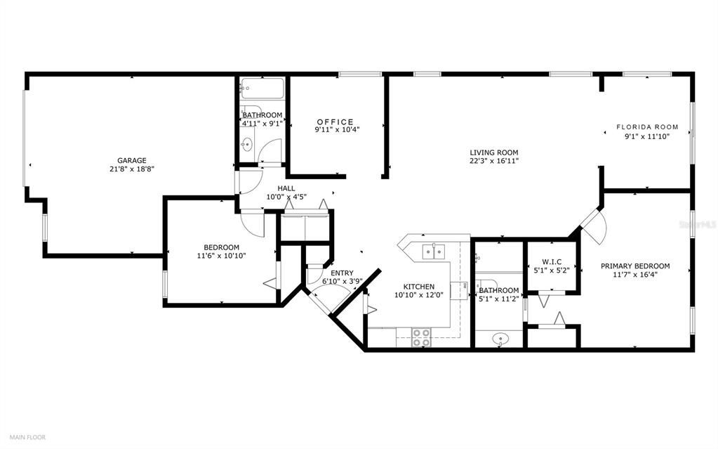 Active With Contract: $315,000 (2 beds, 2 baths, 1522 Square Feet)